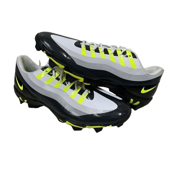 Nike Vapor Edge Shark Men Sz 16 Black White Volt Football Cleats DQ5114-170 main image 7